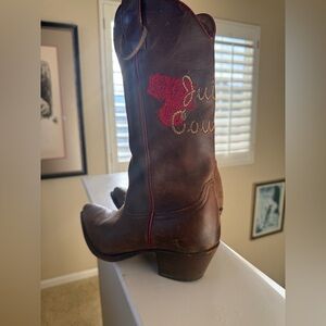 Vintage Juicy Couture brown cowboy boots 7.5